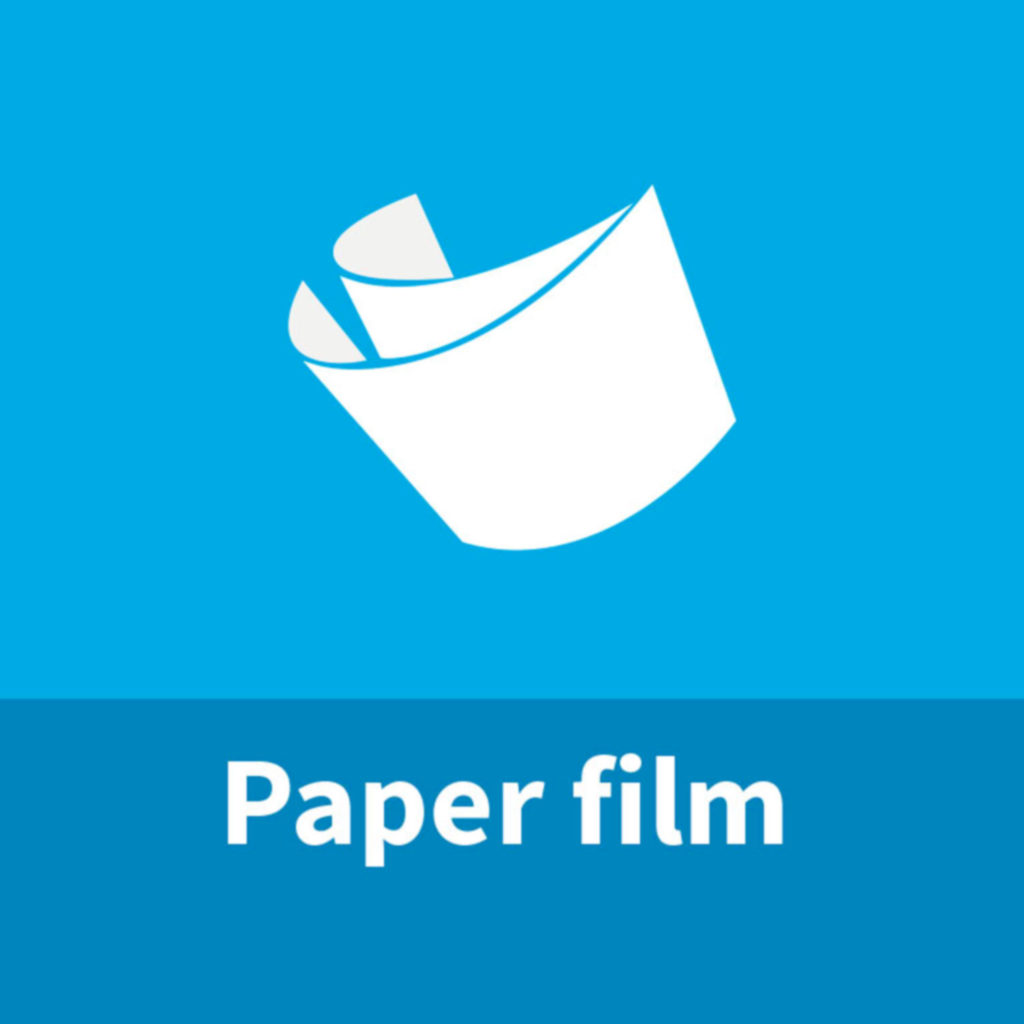 Recyclable paper film