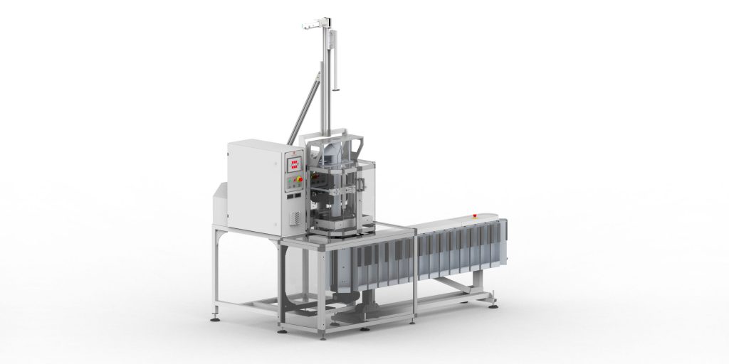Automatic packaging machines combined and integrated with assembling lines or robots