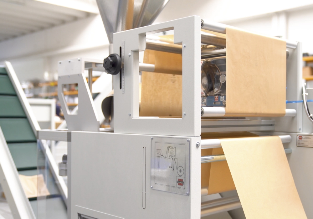 sustainability machine paper film packaging